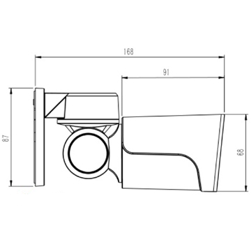 Wall Mount Product Dimensions